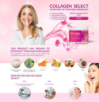 Landing Page Design – Collagen